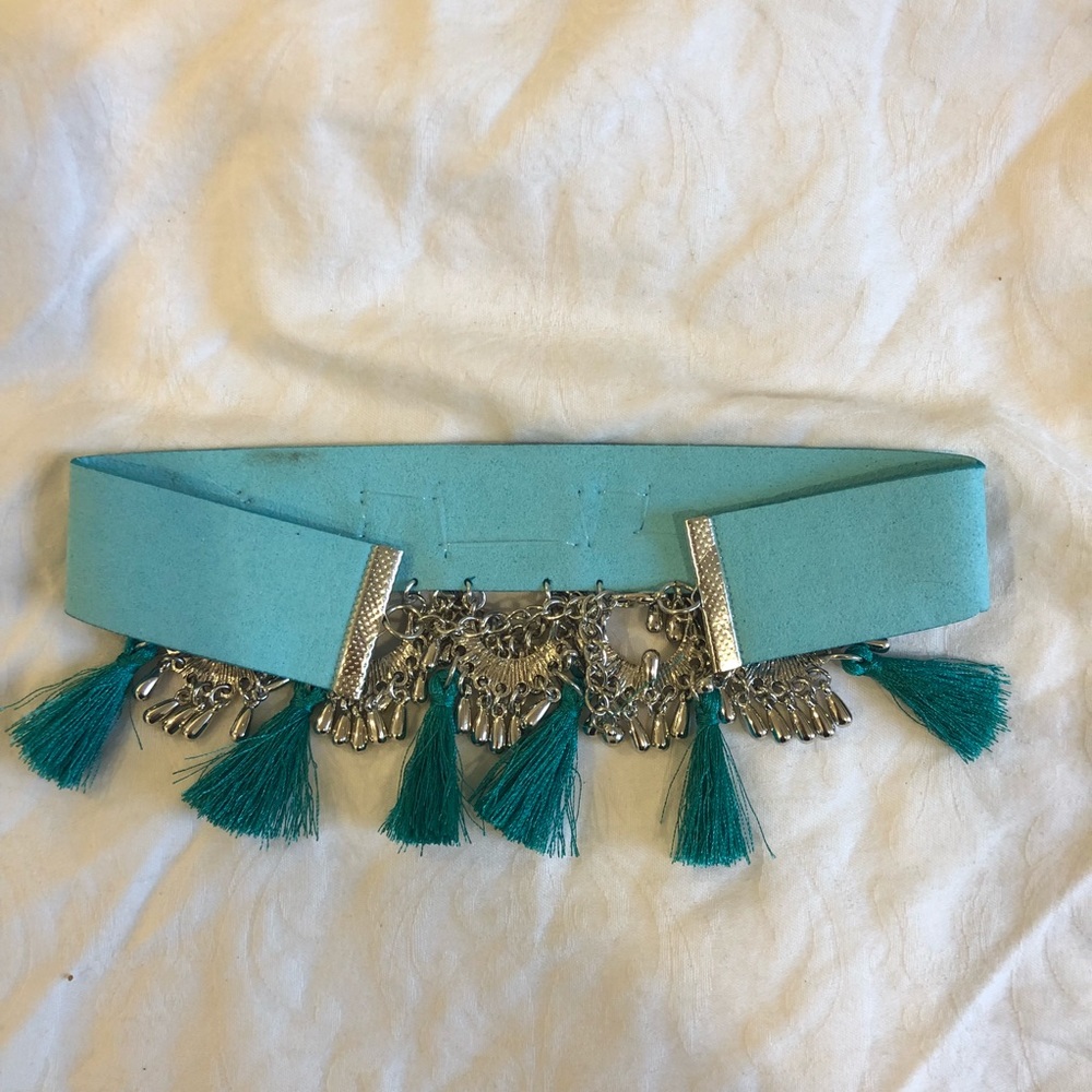 Turquoise statement choker - Picture 2 of 2